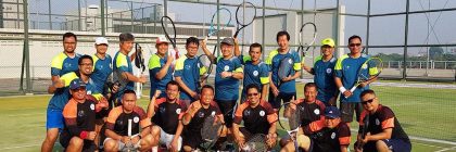 Foto bersama sebelum tanding