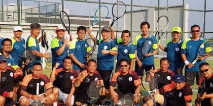 Foto bersama sebelum tanding